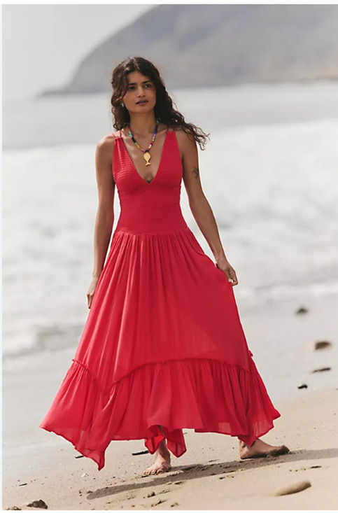 Free People Dresses & Skirts - Free People Fun In The Sun Maxi Dress Small